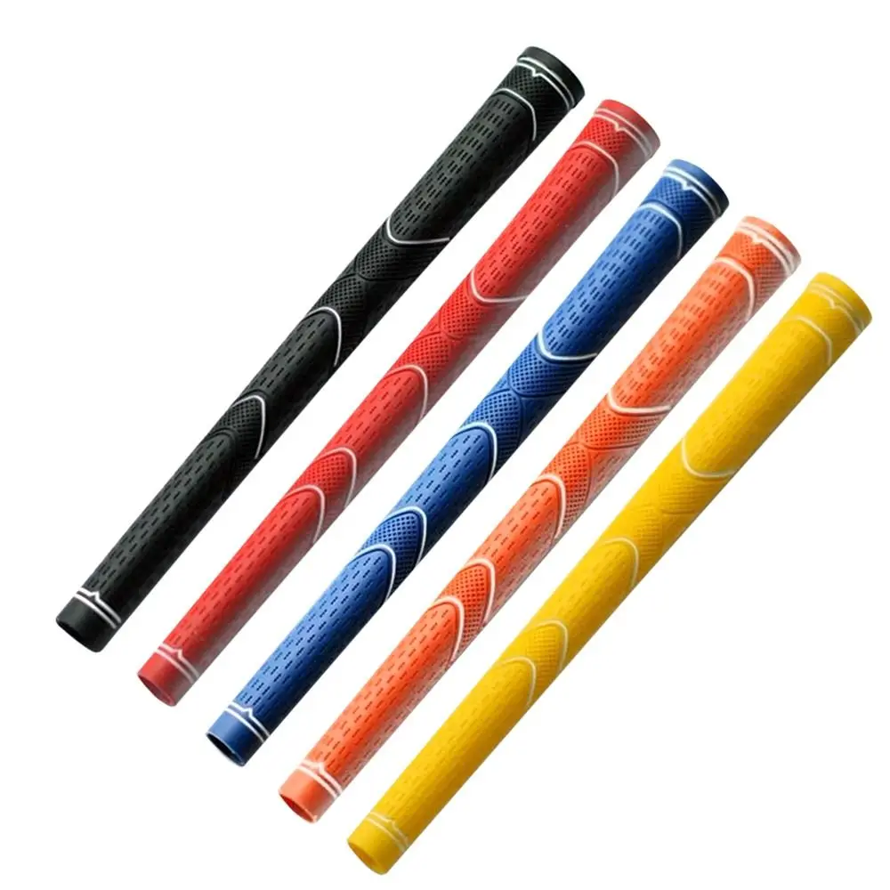 New Rubber Golf Club Grips Standard Midsize Multiple Colors Universal Handle Wear-resistant Handle Sleeve Children Teenagers
