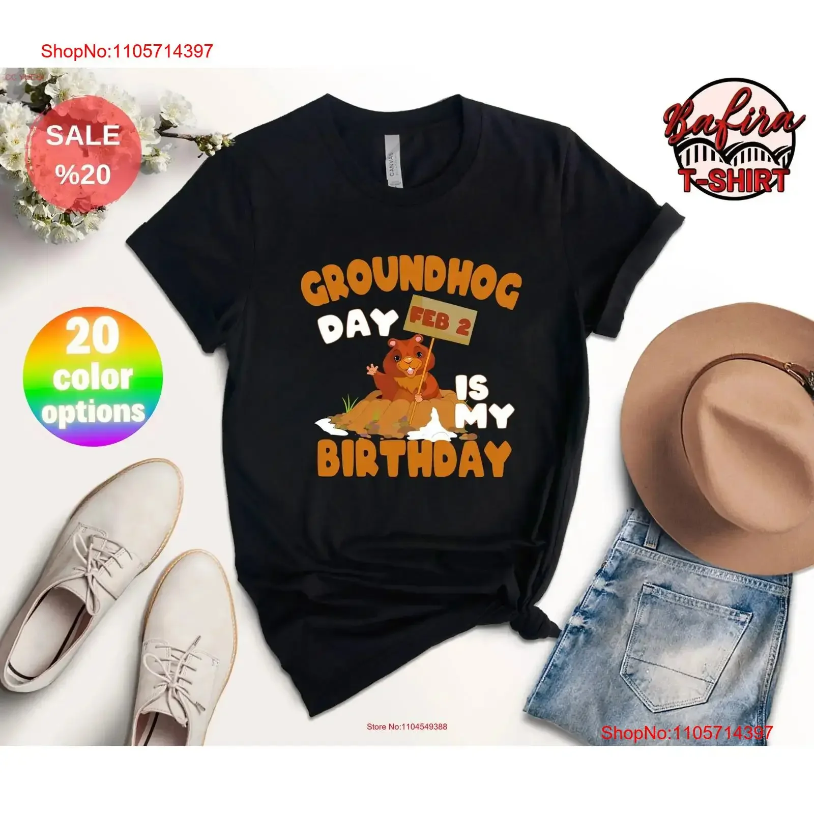 Groundhog Day Is My Birthday T Shirt February 2nd Funny Groundhogs Lovers Cute Woodchucks vintage Washed Slightly fashion
