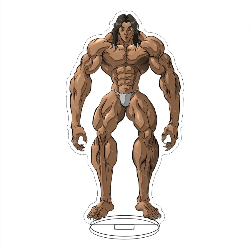 Grappler Baki Baki Hanma Acrylic Figure Display Pendant Cartoon Stand Model Plate Keychain Friends Girl Gift Accessories view 4