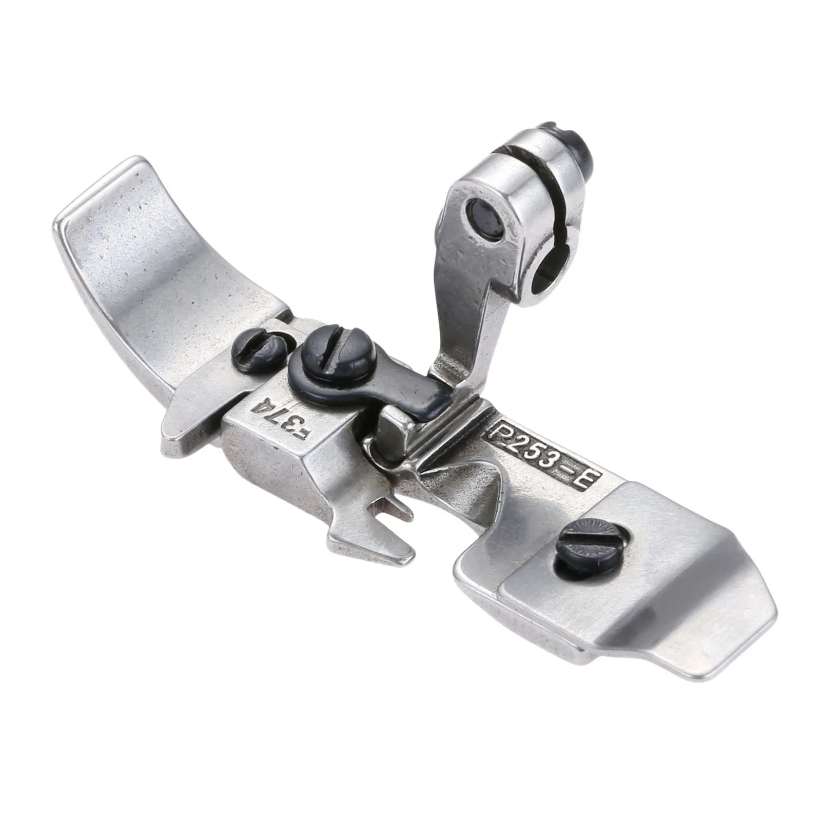 Silver Metal Sewing Machine Foot Presser P253E/F374 for JUKI 3314 SIRUBA 747 Four Threads Industrial Overlock Sewing Machine 1pc