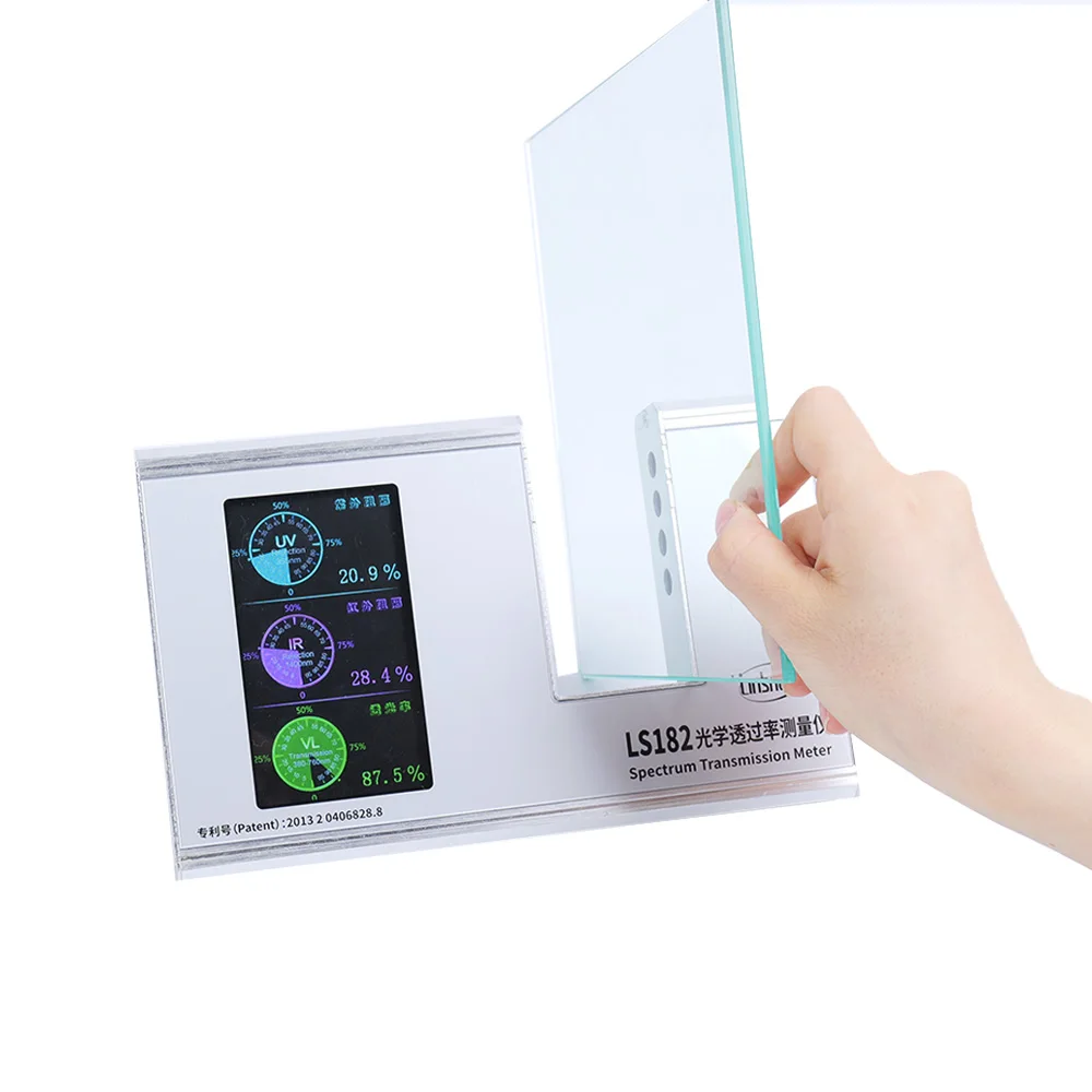 Hot Sale RTS LS182 TSER SHGC VLT Tint Checker 940nm 1400nm IR Transmission Solar Film Tester Window Tint Meter