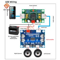 NE5532 Operational Pre-Amplifier Module Digital Audio Front Amplifier Board Preamplifier 5 Times Rate Wide Voltage