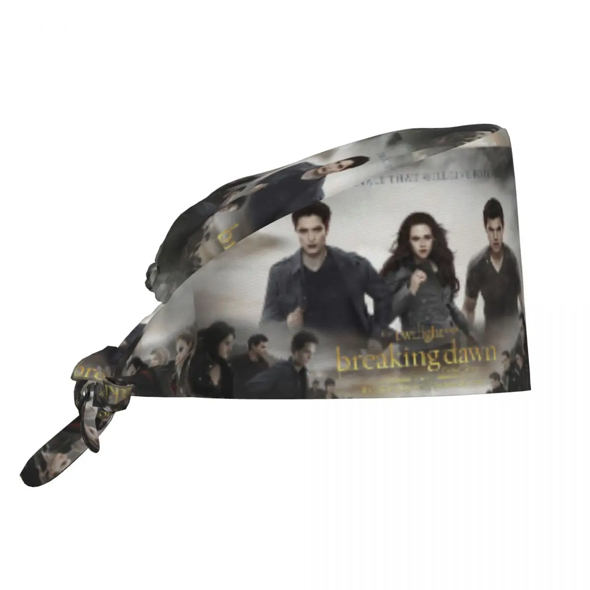 Gorra exfoliante de la película de vampiro de la saga Crepúsculo, gorra quirúrgica de operador Edward Bella Jacob para hombres y mujeres, sombreros de trabajo de enfermería para el cuidado de mascotas