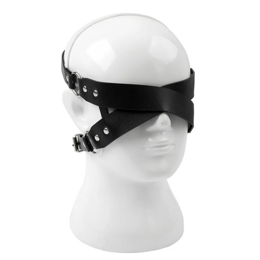 Women Masquerade Ball Fancy Mask Accessories of Sexy Leather Blindfold Gothic Cosplay Fashion Mask for Halloween Carnival Party