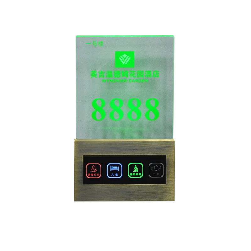 Design Door Number Plates 3d Acrylic Plate Door High Quality New Sign Plate Hotel Customized OEM Brand