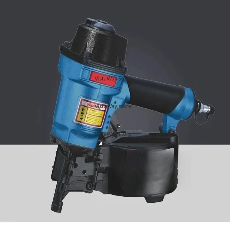 مسدس مسامير متدحرج، منصة نقالة، إطار خشبي، صندوق تصدير، مسدس أظافر مستدير، مسدس أظافر هوائي قوي للنجارة