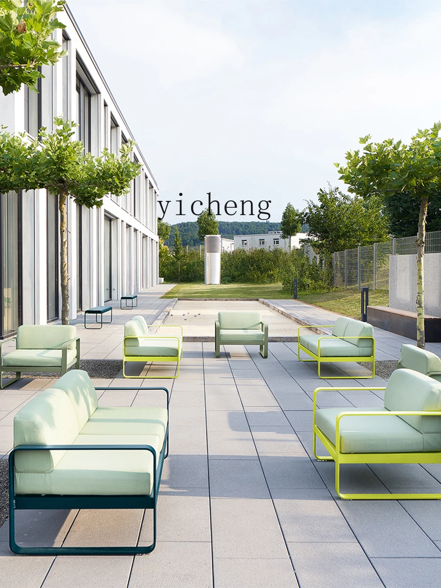 

ZYA открытый двор диван открытый сад под открытым небом защита от дождя и солнца комбинированный журнальный столик для отдыха мебель