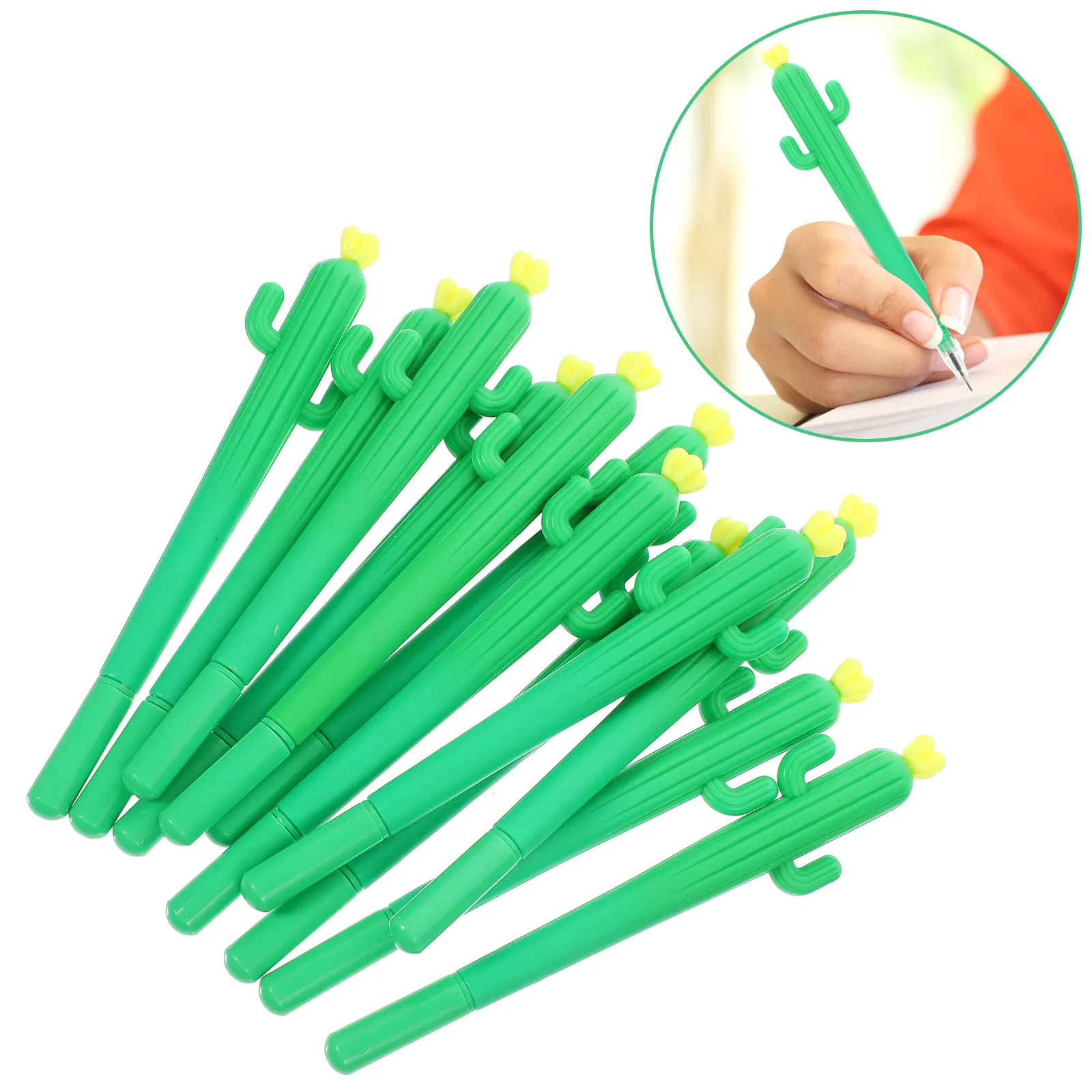 12Pcs Writing Pen For Office Desk Pens Christmas Stocking Stuffers Cactus Ink Premium Safe Comfortable Students