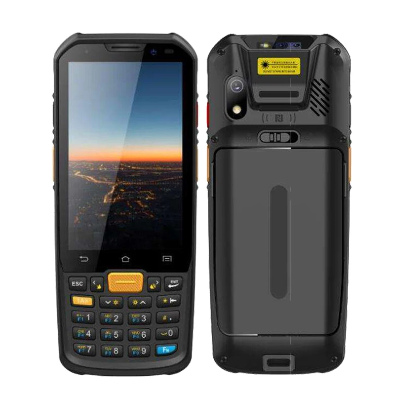 ZXY Rugged PDA Handheld 4G NFC Handheld PDA Barcode Scanner Industrial Android 12 Logistic Keyboard PDA