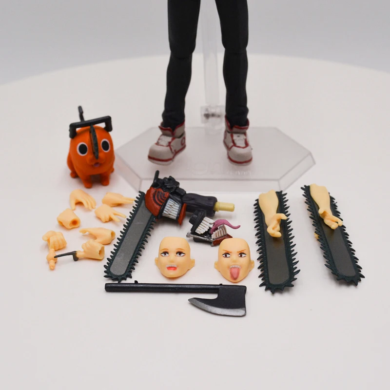 Figma #586 Chainsaw Man Denji Anime Figure Chainsaw Man Pochita Action Figure Power Figurine Collectible Model Doll Toys Gifts