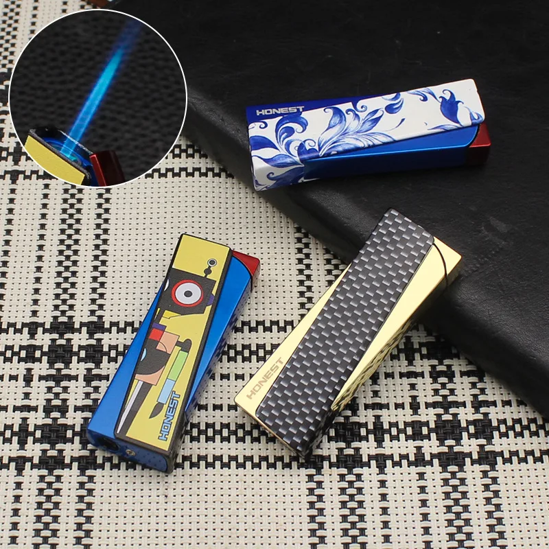 2026 New Slim Inflatable Lighter, High Value, Sturdy and Durable, Men's Windproof Direct Fire Cigarette Lighter Gift