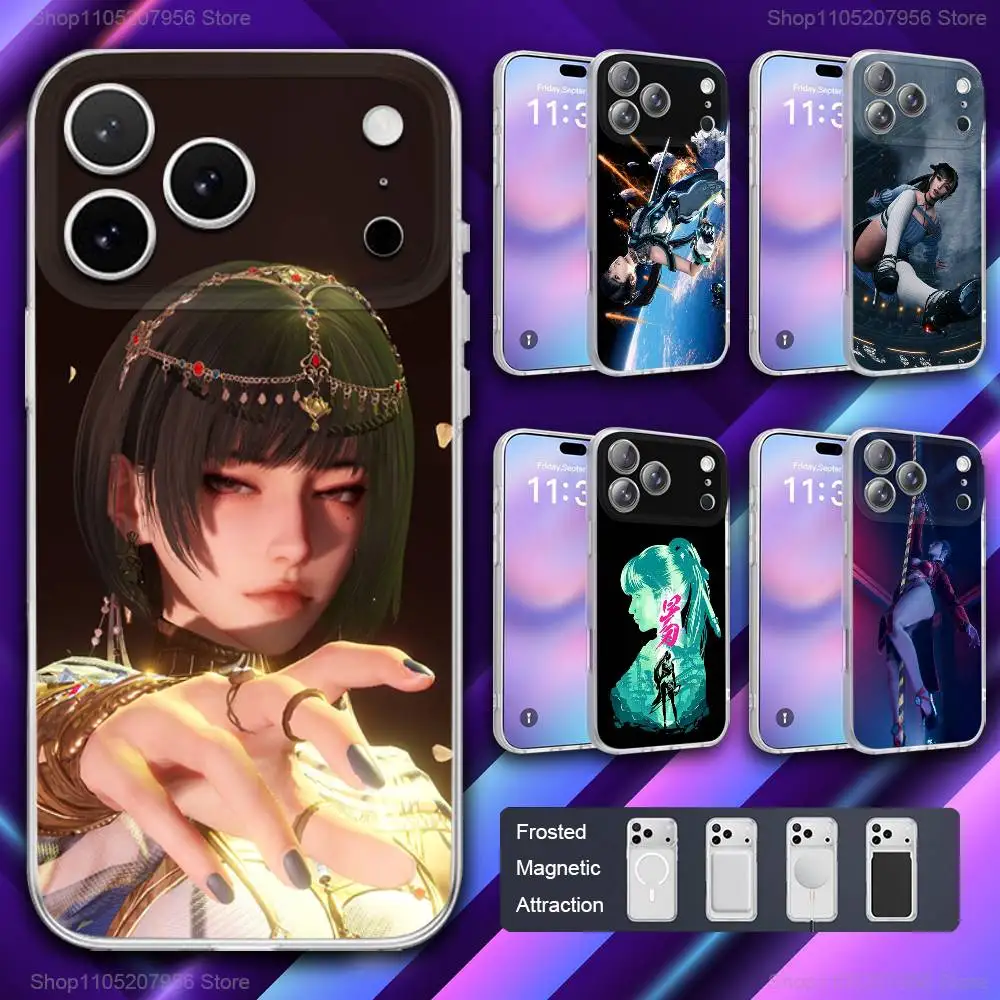 

S-Stellar Game Blade Magnetic Frosted Cover Phone Case For iPhone 17,11,16,12,15,14,13,Pro,Plus,E,Max,Air,Mini