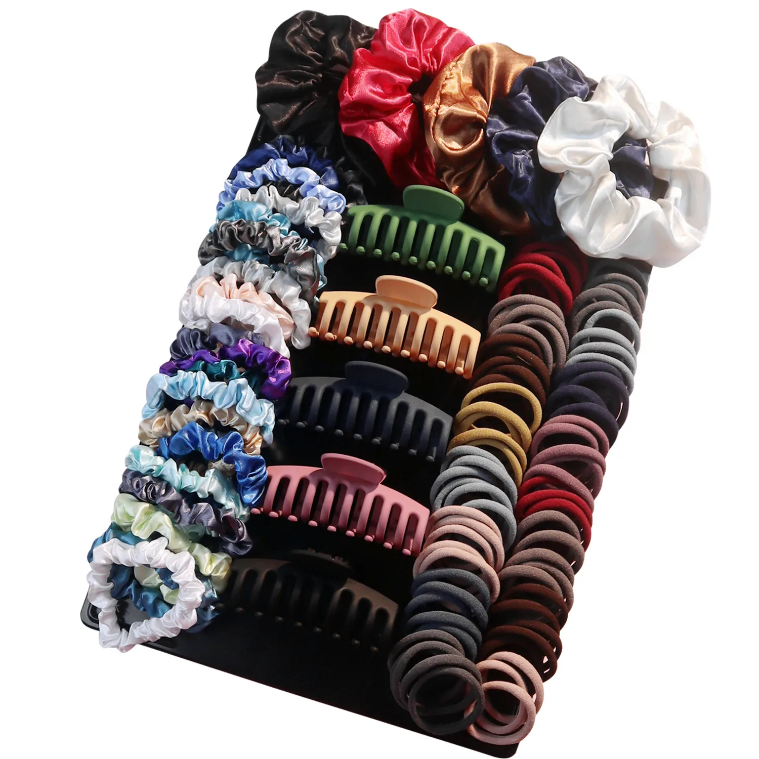 Nowe akcesoria do włosów dla kobiet Bezszwowe uchwyty na kucyk Różnorodne spinki do włosów Scrunchies Opaski do włosów Scrunchy na przyjęcie świąteczne