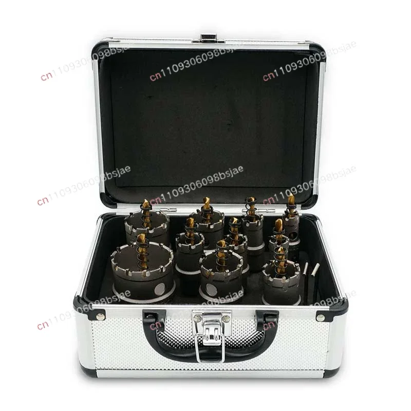 Stainless steel special hole opener drill bit Metal steel plate reaming drill bit 10 pieces Alloy hole opener set