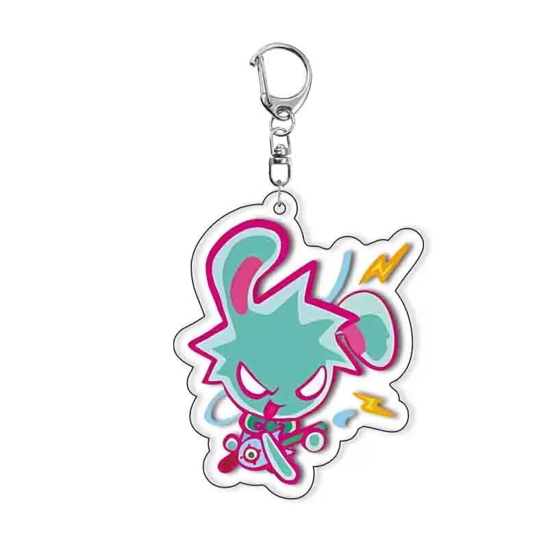 Anime Alien Stage Mizi Sua Acrylic Keychain Creative Animation Surrounding Toy Figure Collectible for Fans