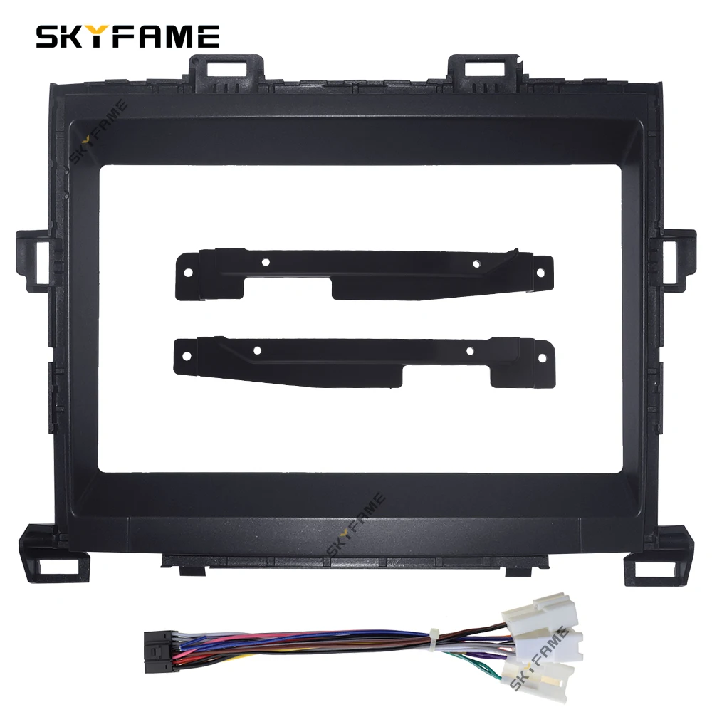 SKYFAME Car Frame Fascia Adapter Canbus Box Decoder Android Radio Dash Fitting Panel Kit For Toyota Alphard 20 Series Vellfire