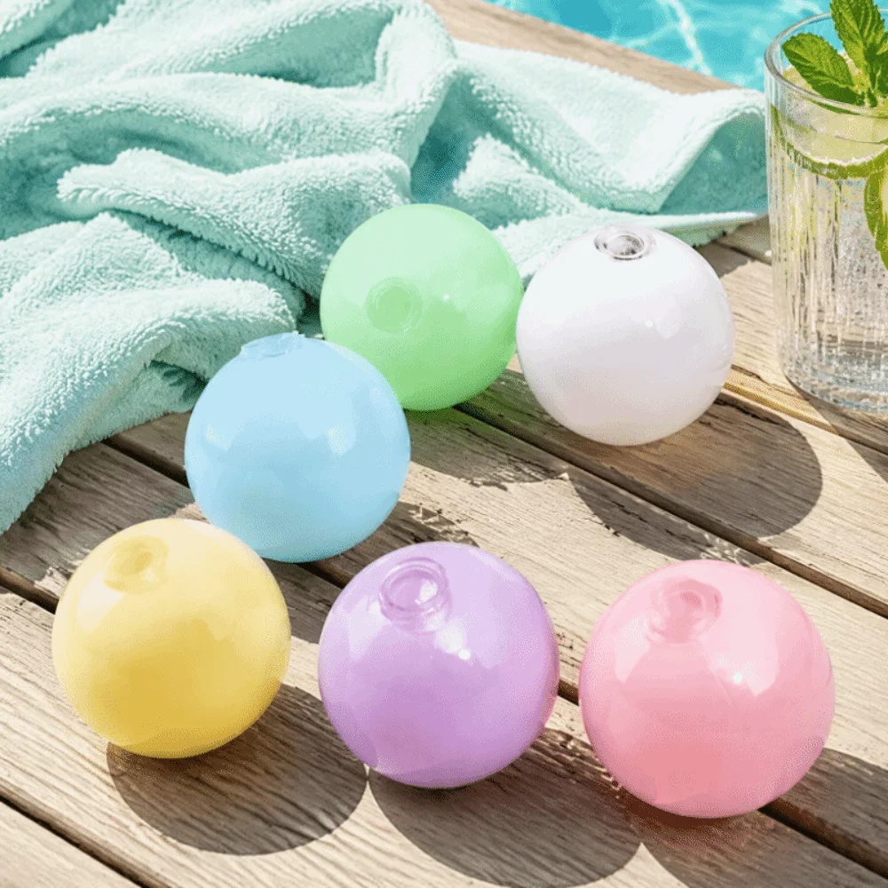 Blue Coconut Oil Squishy Ball Soft Transparent Ball Quick-rebound Squeeze Slow Rising Clear Jelly Crispy Handmade Ball Office