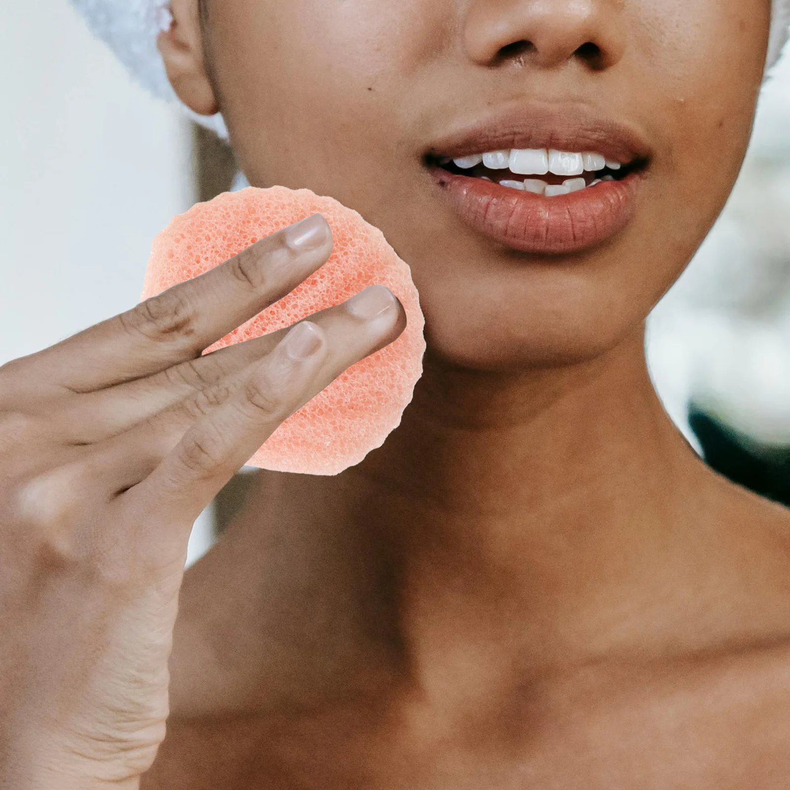 

2 Pcs Facial Sponge Sponges for Cleansing and Exfoliating Face Take Bath Scrubber Konjac Flour