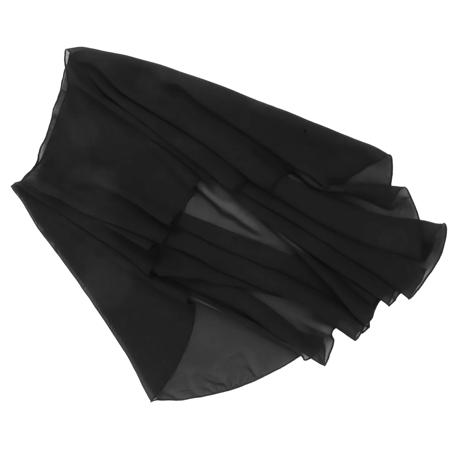 ผ้าคลุมไหล่สำหรับชุดราตรี ผ้าโพลีเอสเตอร์น้ำหนักเบา ผ้าคลุมไหล่สำหรับงานแต่งงานในฤดูร้อน ผ้าคลุมไหล่สีดำสำหรับงานกลางแจ้ง งานปาร์ตี้