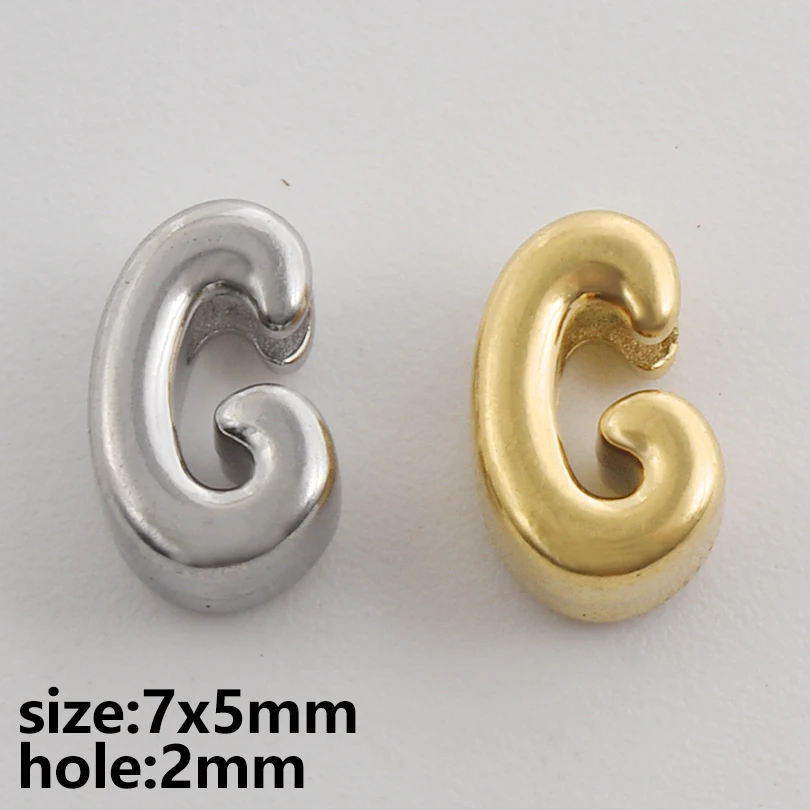 8-26 teile/los Exquisite Kompakte Edelstahl 26 Buchstaben A-Z Charm Anhänger Schmuck Machen Handwerk Diy Halskette Armband Zubehör – Detail 8