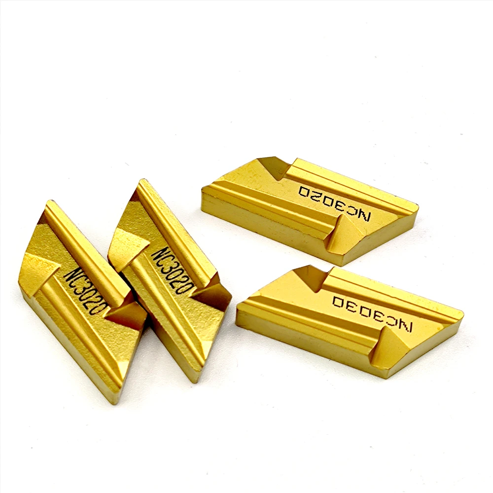 10PCS 카바이드 인서트 KNUX160405R KNUX160405L NC3030 NC3020 CNC 기계 인서트 KNUX 160405 R L 선삭 공구