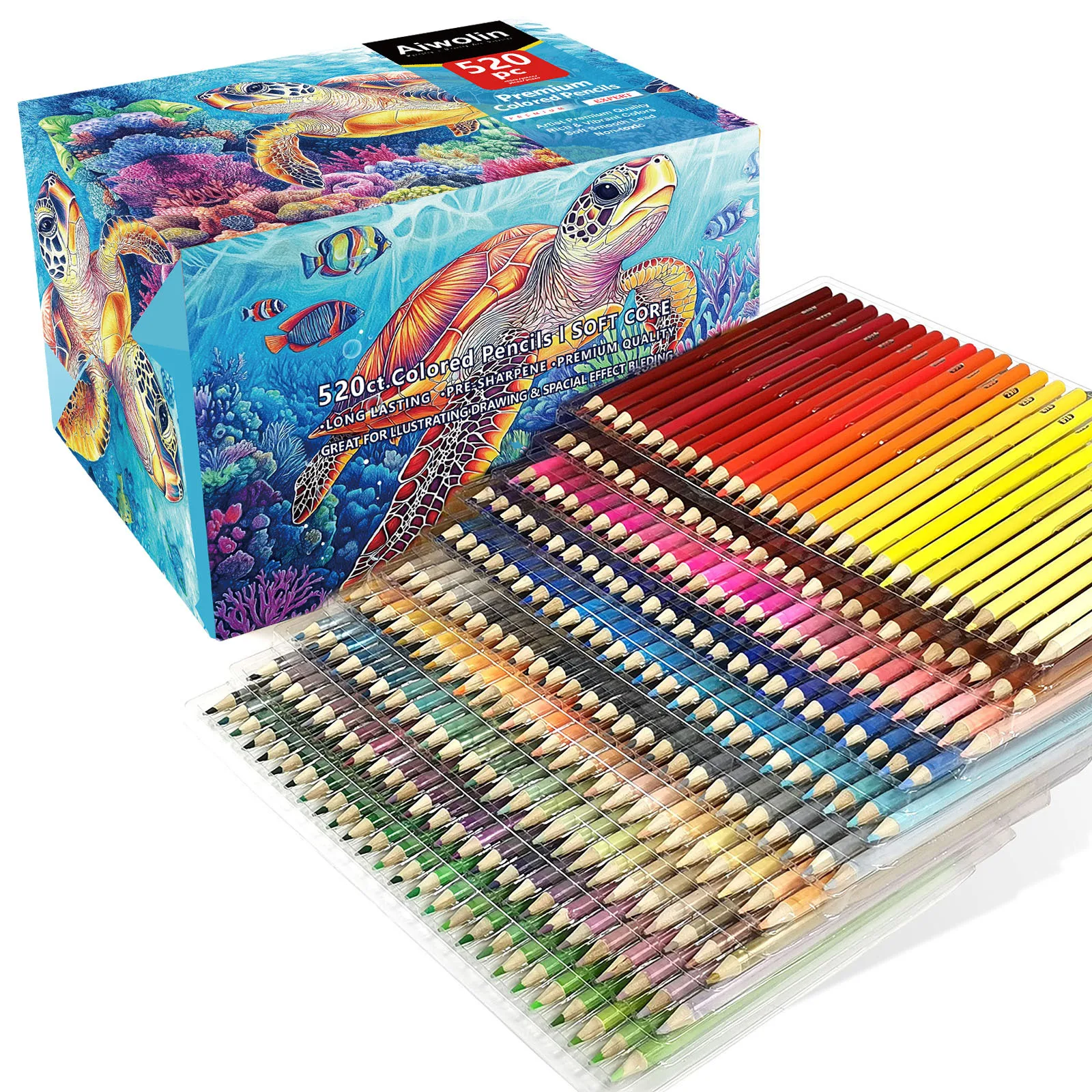 520 Colors Art Wood Pencil Set Brutfuner Colored Pencil Oily Lead Darwing Painting School Art Stationery Gift Supply 520 Colors Art Wood Pencil Set Brutfuner Colored Pencil Oily Lead Darwing Painting School Art Stationery Gift Supply