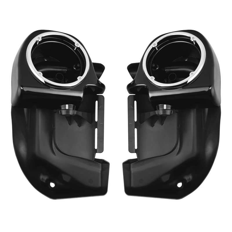 

Motorcycle 6.5" Speaker Box Pods Lower Vented Leg Fairings Fit For Harley Touring Electra Glide 1983-2013
