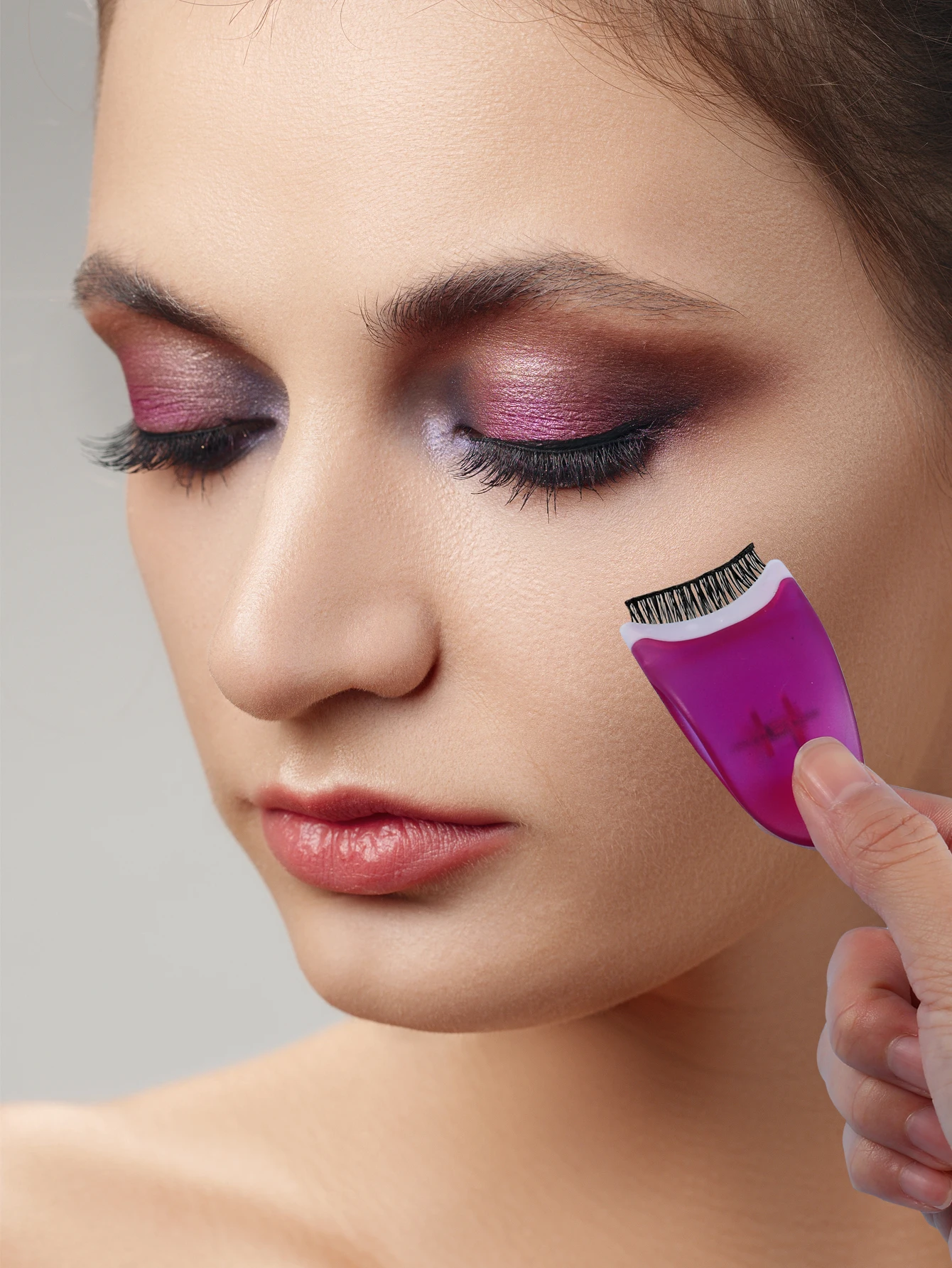 1 قطعة أداة قضيب الرموش ، مجموعات الرموش الملقط للرموش الصناعية ، منحني لتقوم بها بنفسك قضيب الرموش الملقط البلاستيك