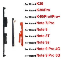 For Redmi Note 7 8 9 Pro Note 8T 9S K20 K30 Pro 5G Side Button Buckle Bolt Bracket Power Volume Key Switch Bracket Snap Gasket