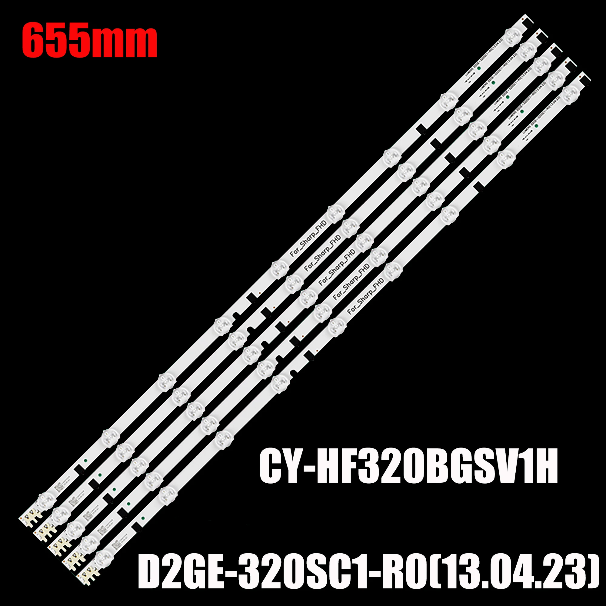 Striscia LED per D2GE-320SC0-R0 D2GE-320SC1-R0 2013SVS32 UE32F6400AK UE32F6400AS UE32F6400AW UE32F5500AW UE32F5700AW UE32F6100AK