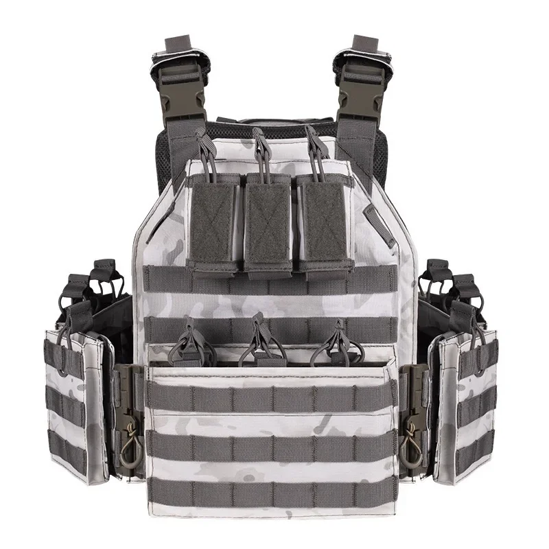 

Tactical Vest Combat Training Assault Plate Carrier Outdoor Hunting Quick Release Buckles Molle Tactical Vest Bag for Men