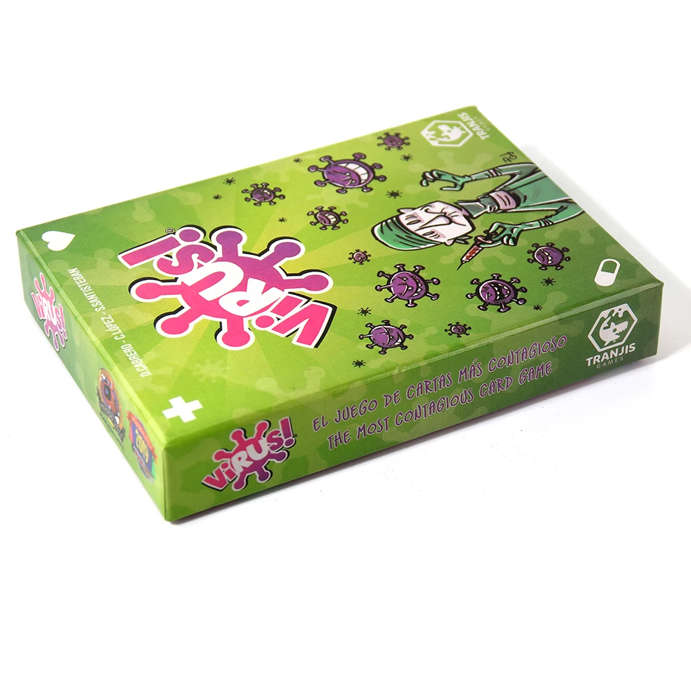 Virus 2 Card Game The Contagiously Fun Spain Card Game Green gameplay Party Game Gift Spanish Version