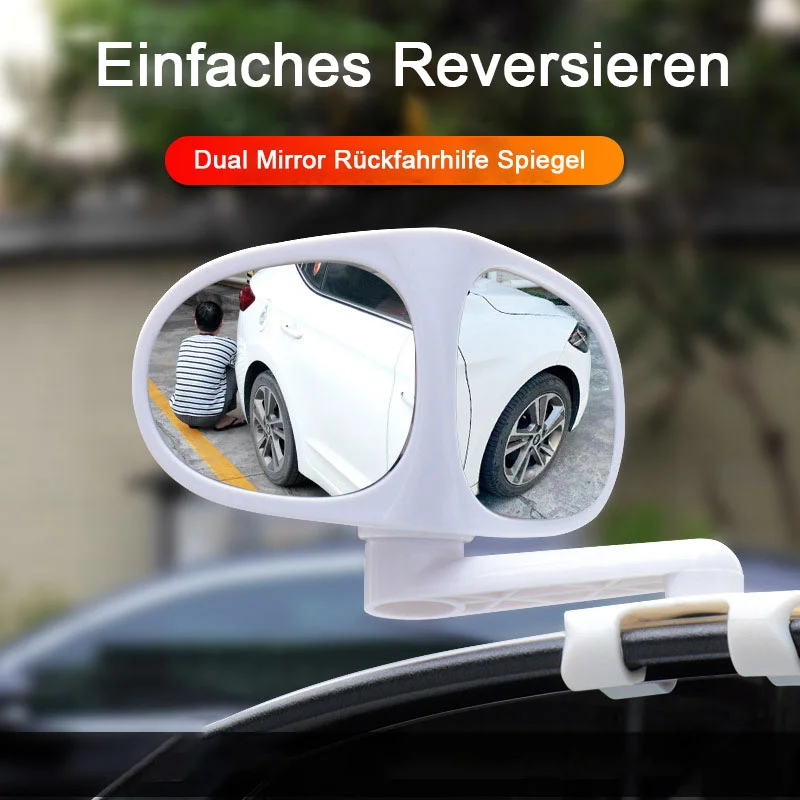 2x Advanced 360° Wide-Angle Blind Spot Mirrors, Easy Installation, High-Quality Rearview Mirrors for Enhanced Car Safety