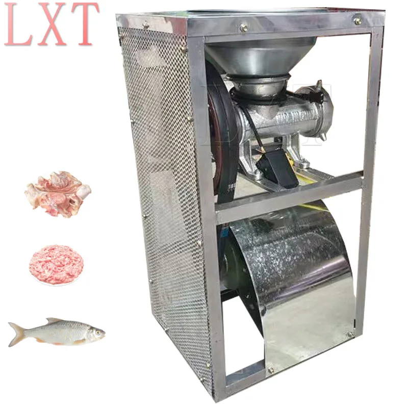 Commercial Electric Chopper Meat Grinder Mincer Bone Fish Grinding Machine Chicken Skeleton Cutter