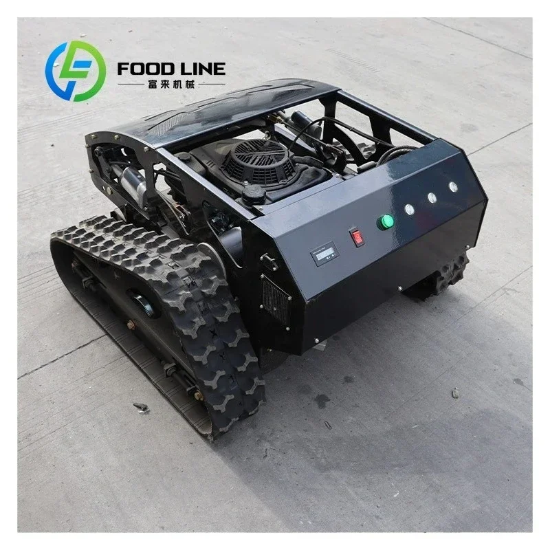 Customized Remote-Control Lawn Cutter with 4-Stroke Engine, 45° Climbing Power Large Cutting Width for Yard Farm