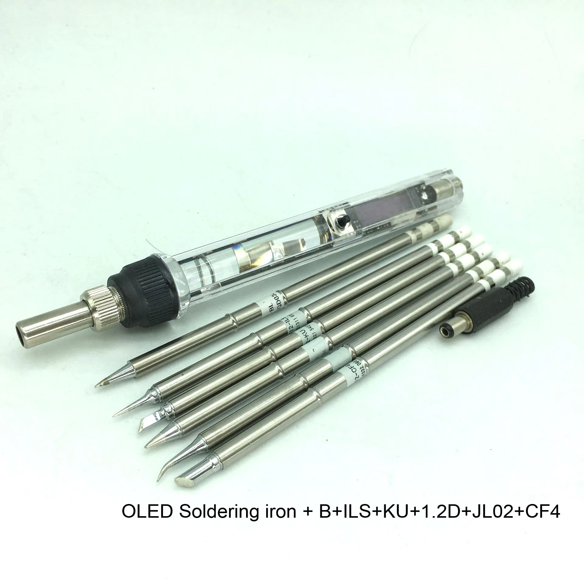 DC 16-24V 72W T12 Điện Mỏ Hàn Điều Chỉnh Nhiệt Độ Với Màn Hình OLED Màn Hình Hiển Thị Kỹ Thuật Số Trong Suốt Hàn Sắt bí Quyết Tay Cầm