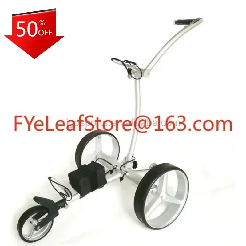 Hot salespractical foldable remote control electric golf trolley