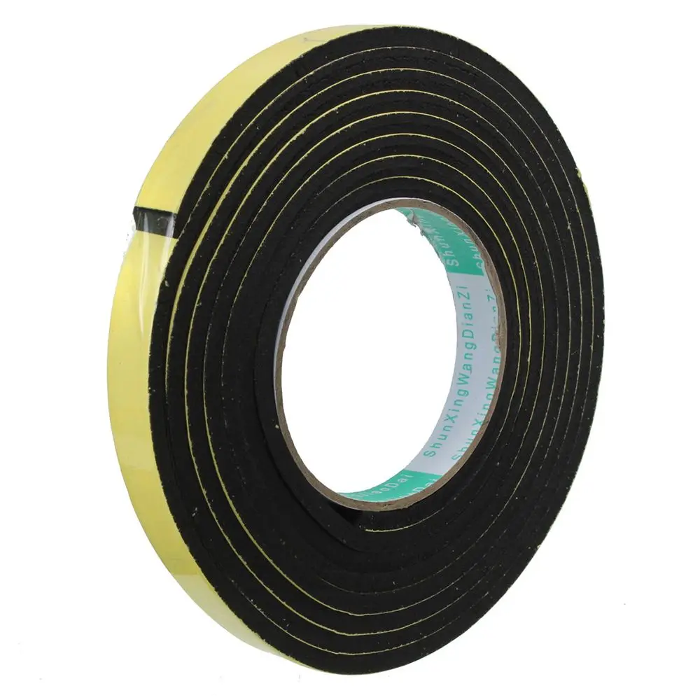 10M Strong Adhesion Anti-collision Draught Excluder Weather Stripping EVA Rubber Seal Strip Foam Sponge Tape