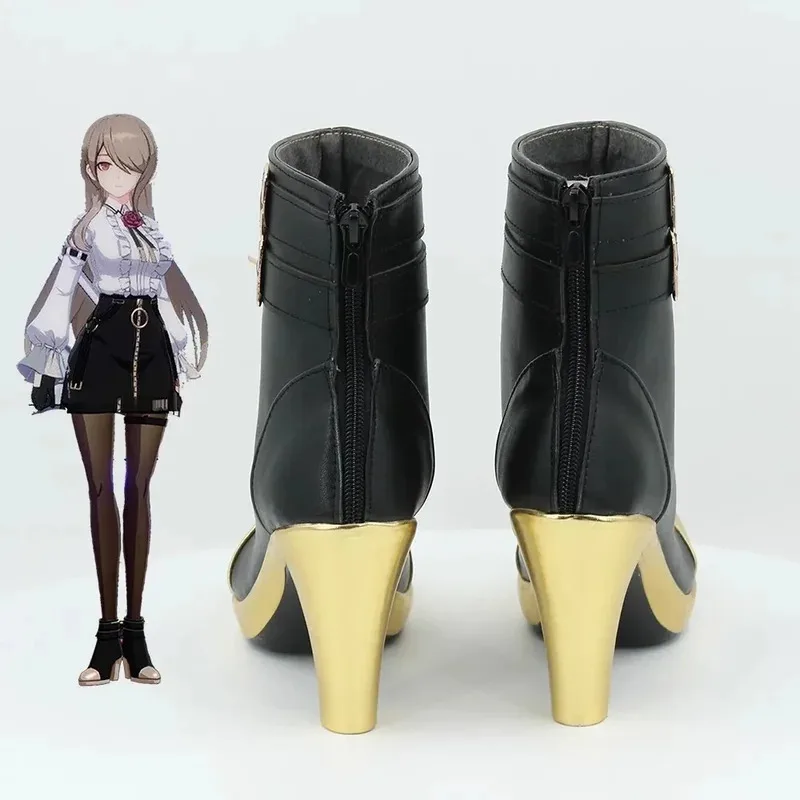 CyGame Honkai Impact 3 Rita Rossweisse Cosplay botas de tacón alto zapatos para Halloween Navidad actuación colección de Fans regalo