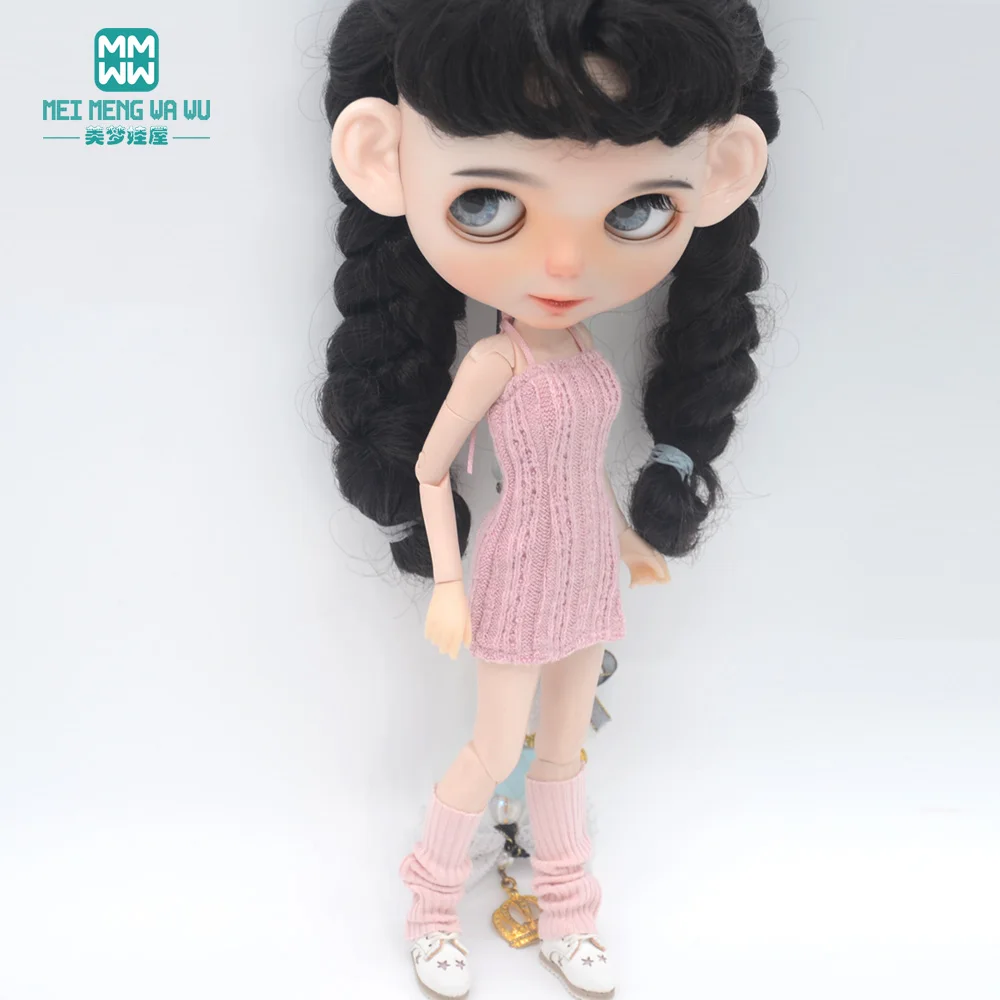 Blyth Doll Clothes 28-30cm Accessories Clothing Fashion Neck Sweater Suitable for Blyth Azone Doll Gifts