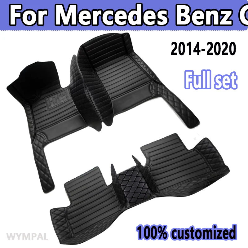 Car Floor Mats For Mercedes Benz C Class W205 C180 200 220 250 260 300 350 400 450 2014-15 2016 2017 2018 2019 2020 Accessories