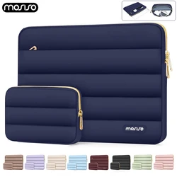 Soft Laptop Sleeve Padded PC Cover For Macbook Air Pro Retina 13 14 15 16 inch Notebook Computer Case For HP Dell Lenovo Acer