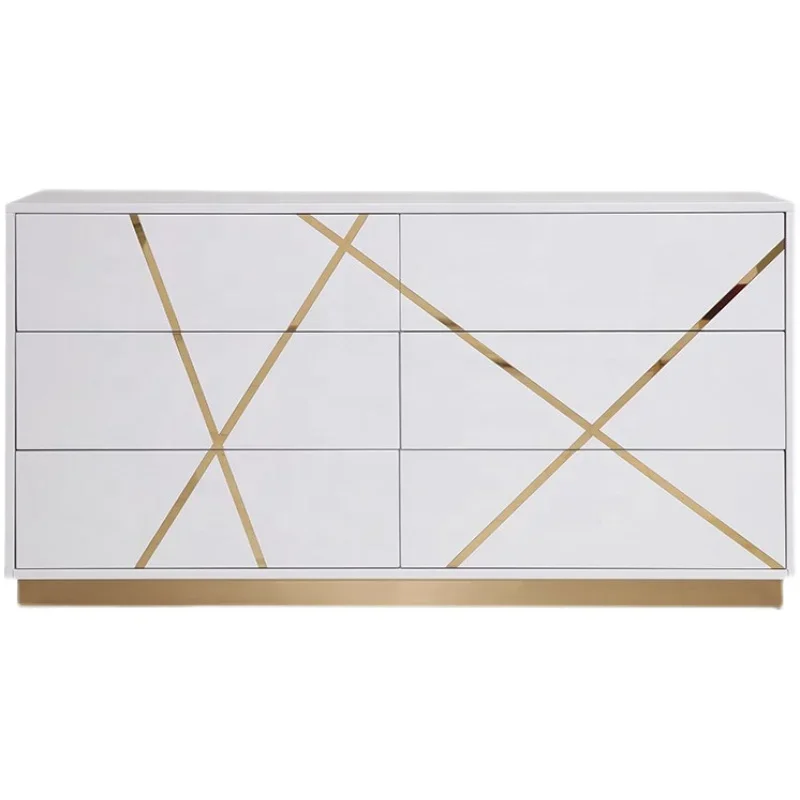 

Bedroom storage cabinet, side cabinet of drawers, light luxury entrance cabinet, living room modern and simple furniture