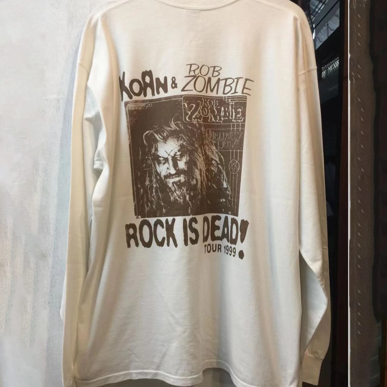 

Y2k Long sleeve Men Top Harajuku Letter Print Punk High street O-Neck Hip Hop Cotton T-shirt Fashion Rock Gothic Unique Clothes