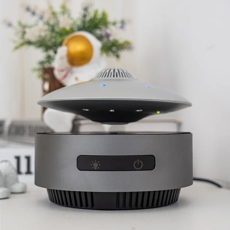 

Высококачественная магнитная левитация, аудио, НЛО, Bluetooth-динамик, настольное украшение для мужчин и женщин, друзей, черная технология, подарок