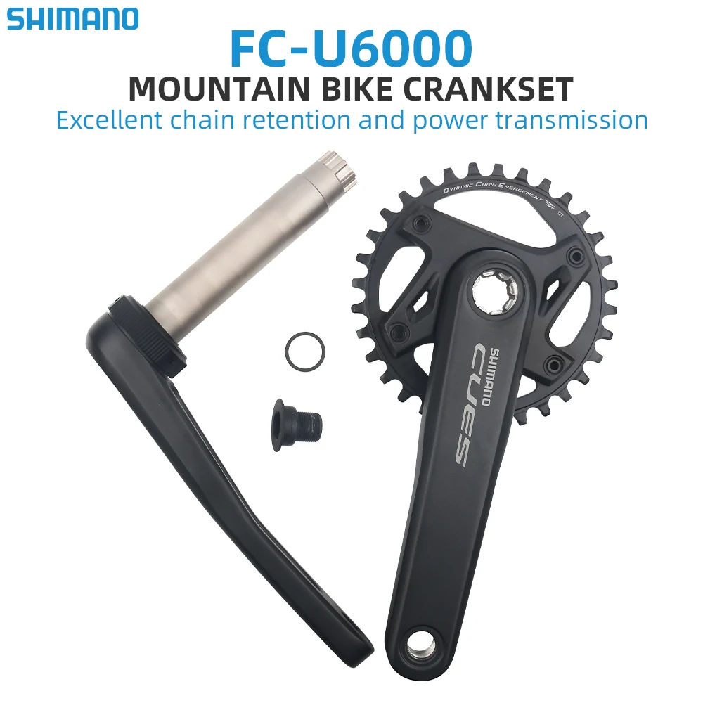 Shimano CUES FC-U6000 Crankset 9/10/11 Speed 170MM/175MM 32T MTB Bicycle Crank Bottom Bracket MT500-PA MT501 BB52