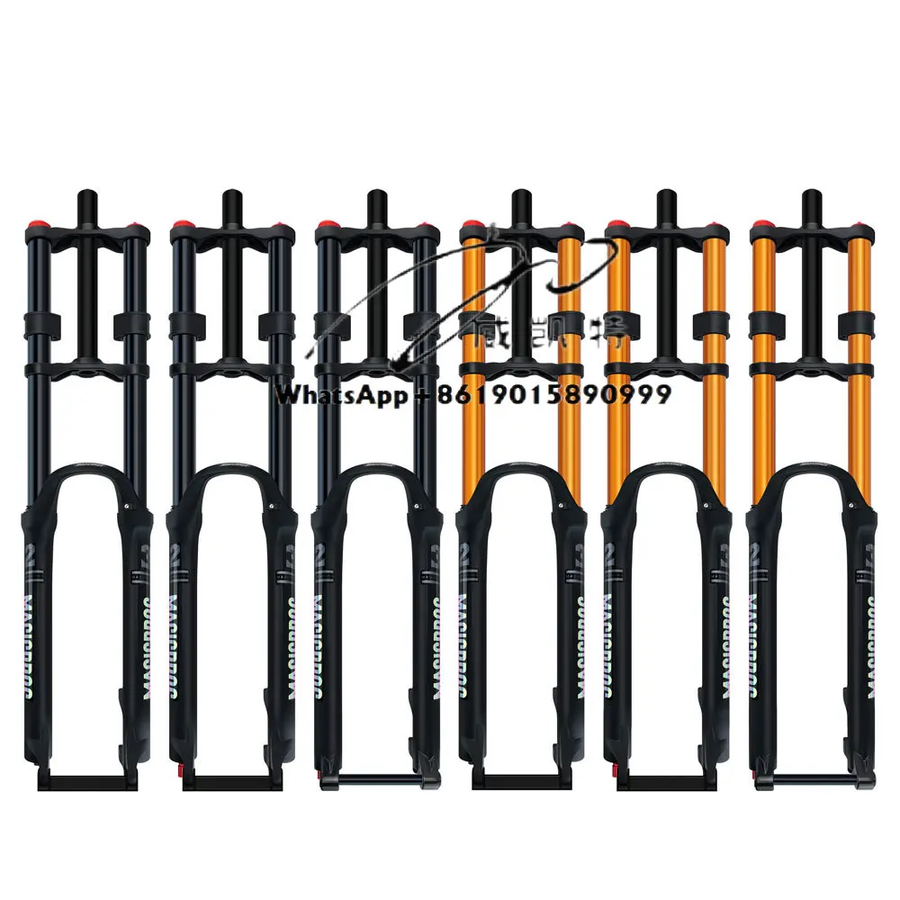 

Good Quality Quick Release Thru Axle 15*100 15*110mm MTB Mountain Bike Air Suspension 26 27.5 29 Inch Double Crown Bicycle Fork