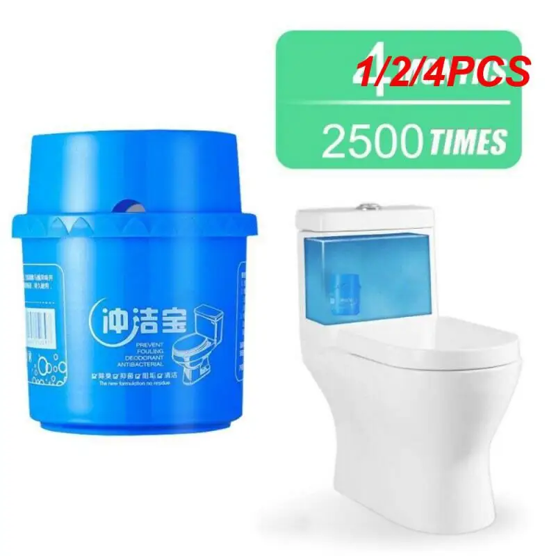 1/2/4PCS Flush Bottled Helper Effective Time-saving Automatic Bestseller Efficient Innovative Efficient Stain Remover Toilet