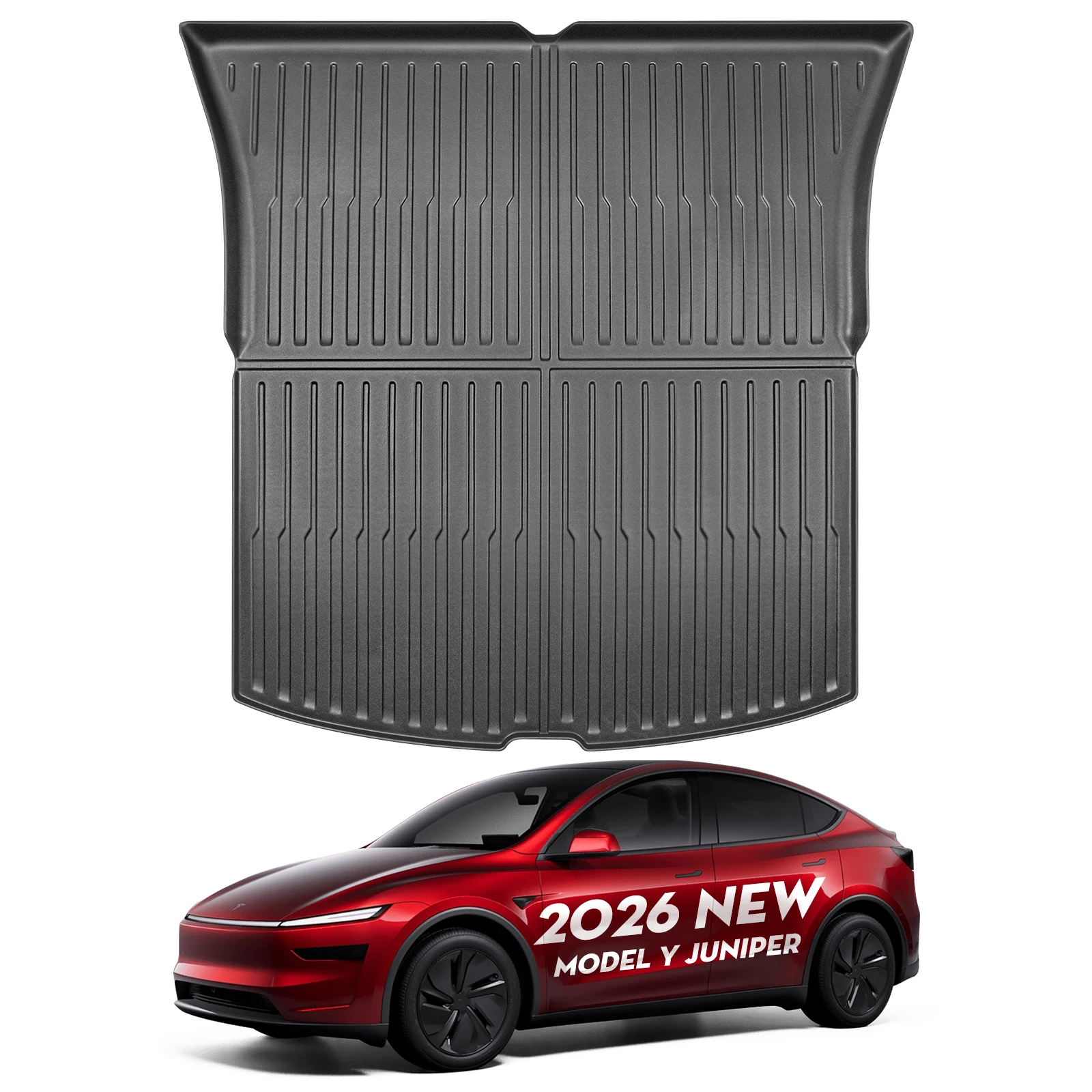 

Trunk Mat for Tesla Model Y Juniper 2026,All Weather Heavy Duty Floor Mats Waterproof Rear Cargo Liner