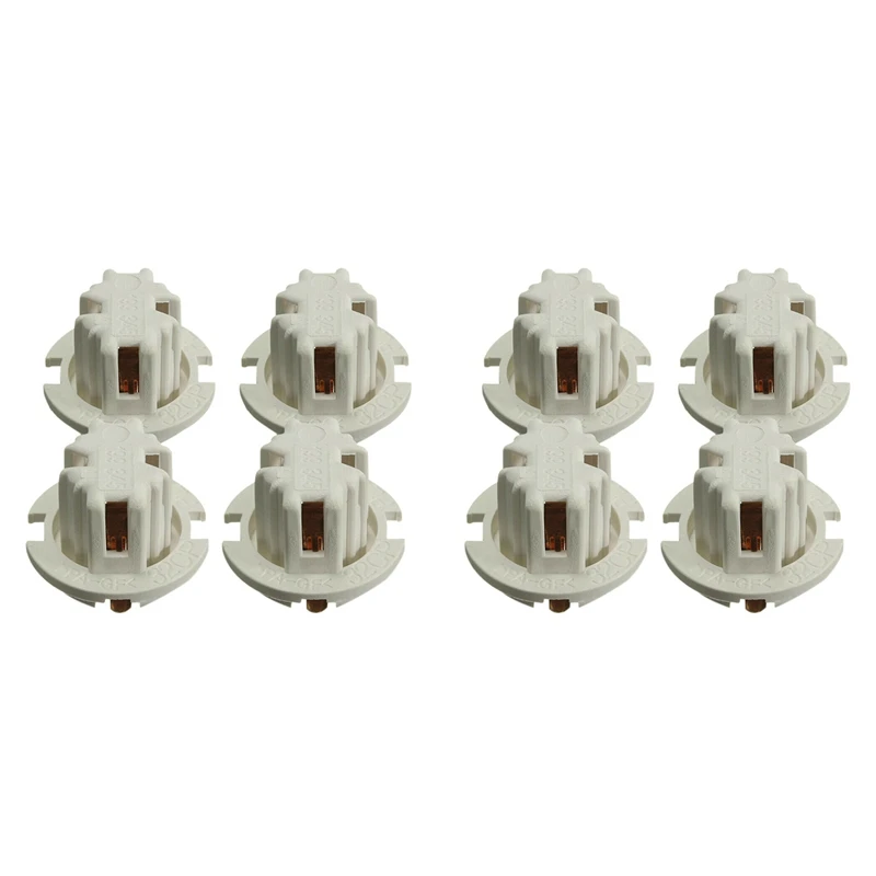 8 Pcs Car Auto Rear Tail Light Lamp Bulb Socket Holder For BMW 7 Series X5 E53 E70 E65 X3 E83 White